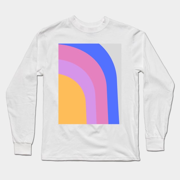 Boho rainbow pattern Long Sleeve T-Shirt by Word and Saying